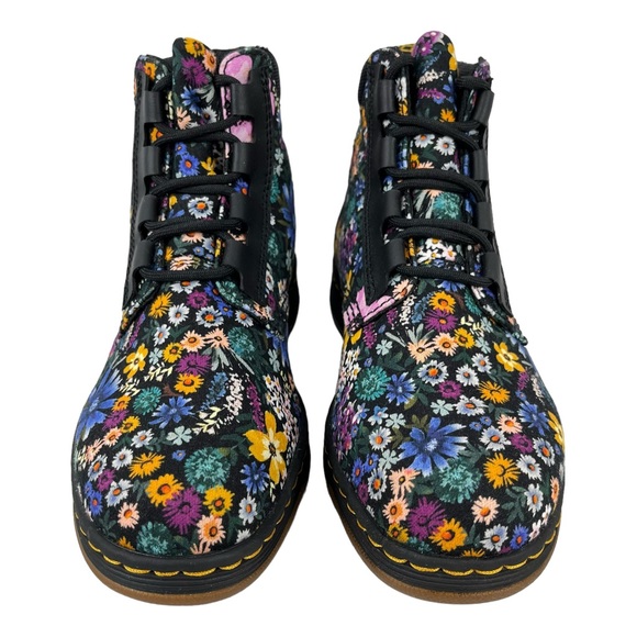 Dr.‎ Martens Women’s 6 Newton Wonderlust Floral Boots Lightweight Lace Up - Picture 3 of 13
